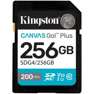 Kingston 256GB SD Canvas Go! Plus Gen 4 Class10 U3